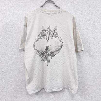 00s　GILDAN　ギルダン　半袖Tシャツ　T&C　SURF　ヴィンテージ　白　ホワイト　XLサイズ
