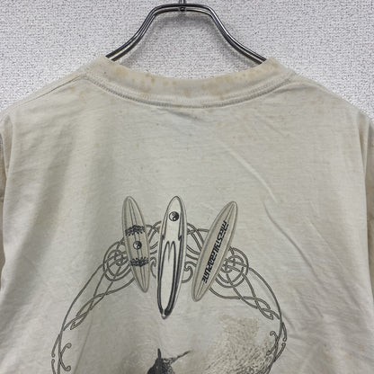 00s　GILDAN　ギルダン　半袖Tシャツ　T&C　SURF　ヴィンテージ　白　ホワイト　XLサイズ