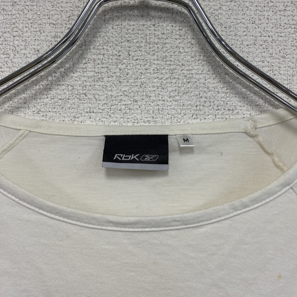 Reebok　リーボック　長袖Tシャツ/ロンT　白　ホワイト　Mサイズ