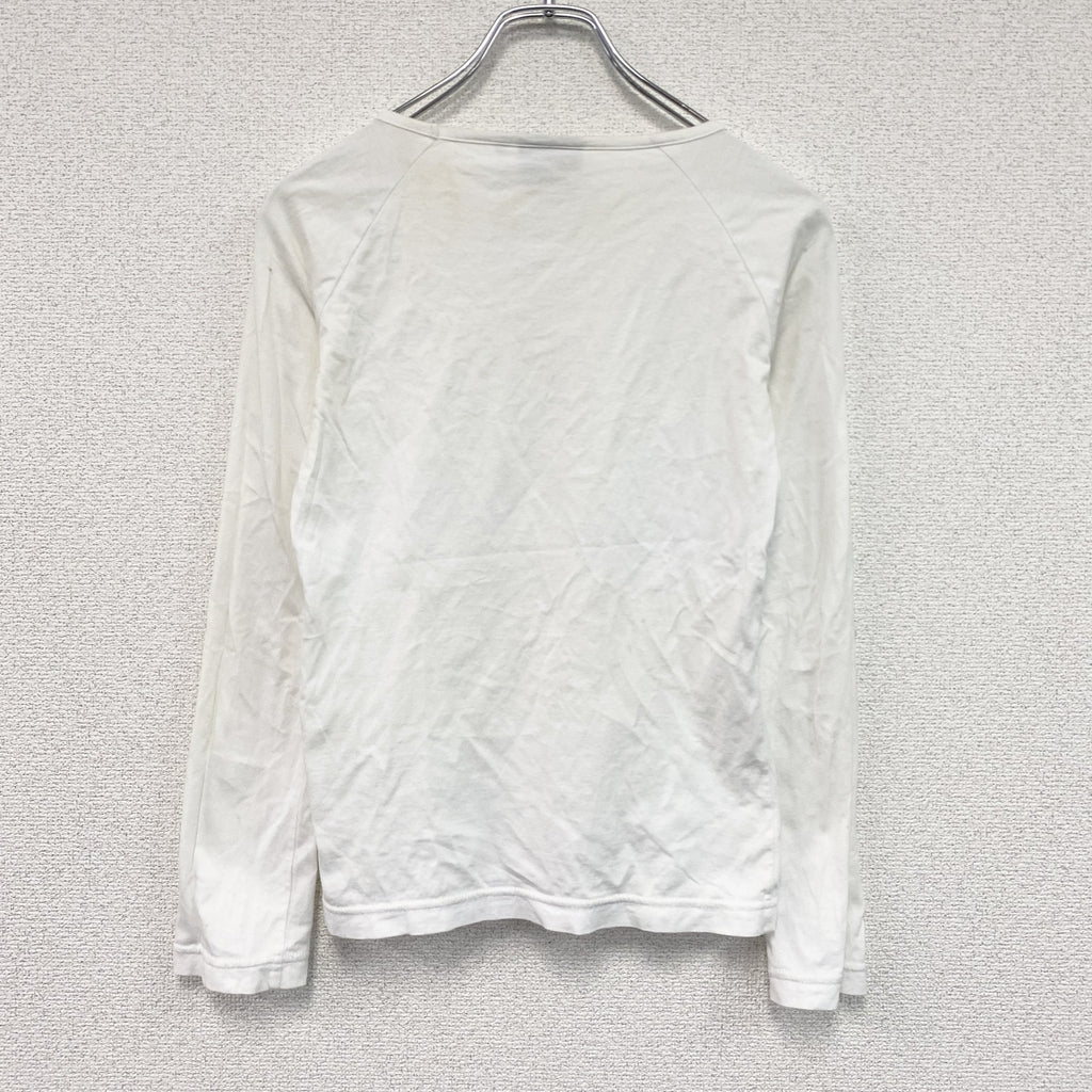 Reebok　リーボック　長袖Tシャツ/ロンT　白　ホワイト　Mサイズ