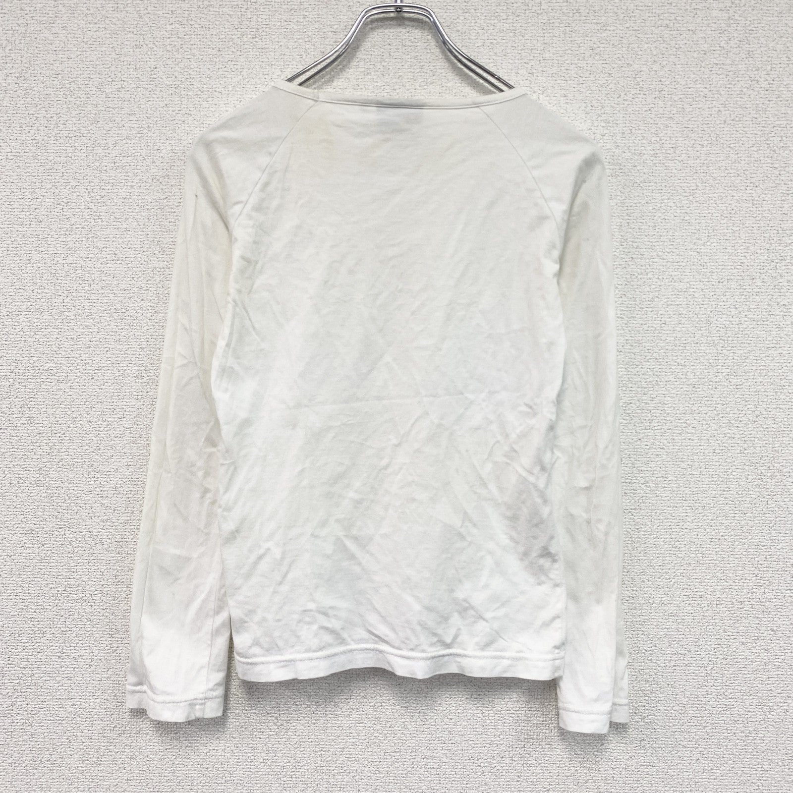 Reebok　リーボック　長袖Tシャツ/ロンT　白　ホワイト　Mサイズ