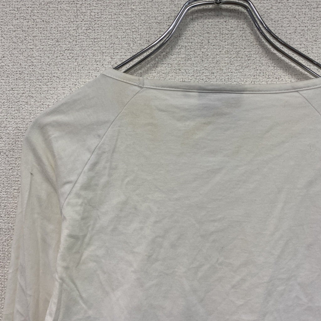 Reebok　リーボック　長袖Tシャツ/ロンT　白　ホワイト　Mサイズ