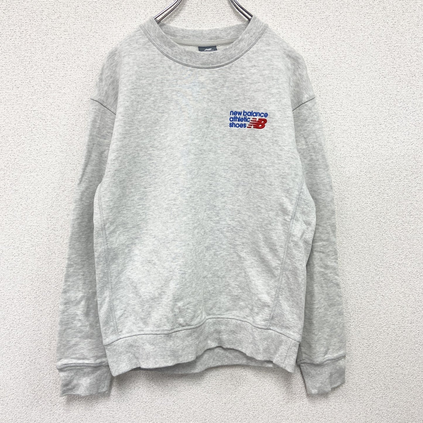 NEW BALANCE　ニューバランス　スウェット/トレーナー　灰色　霜降りグレー　XSサイズ