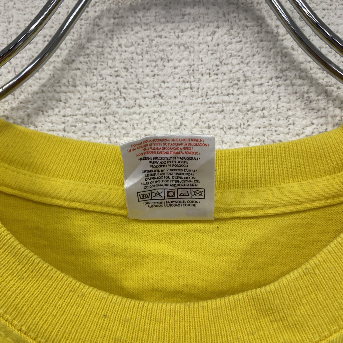 FRUIT OF THE LOOM　NFL　ピッツバーグスティーラーズ　半袖Tシャツ　黄色　イエロー　2XLサイズ