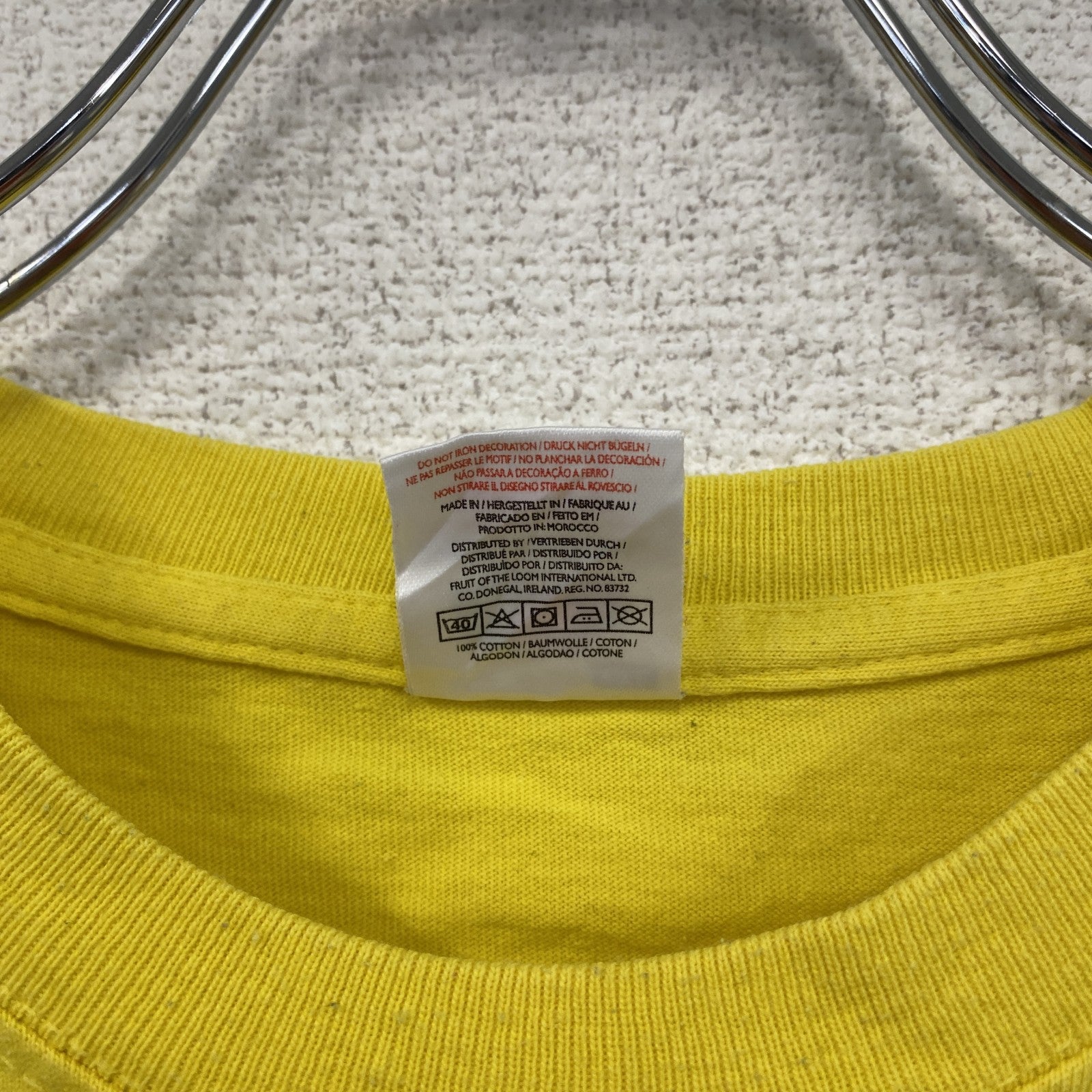 FRUIT OF THE LOOM　NFL　ピッツバーグスティーラーズ　半袖Tシャツ　黄色　イエロー　2XLサイズ