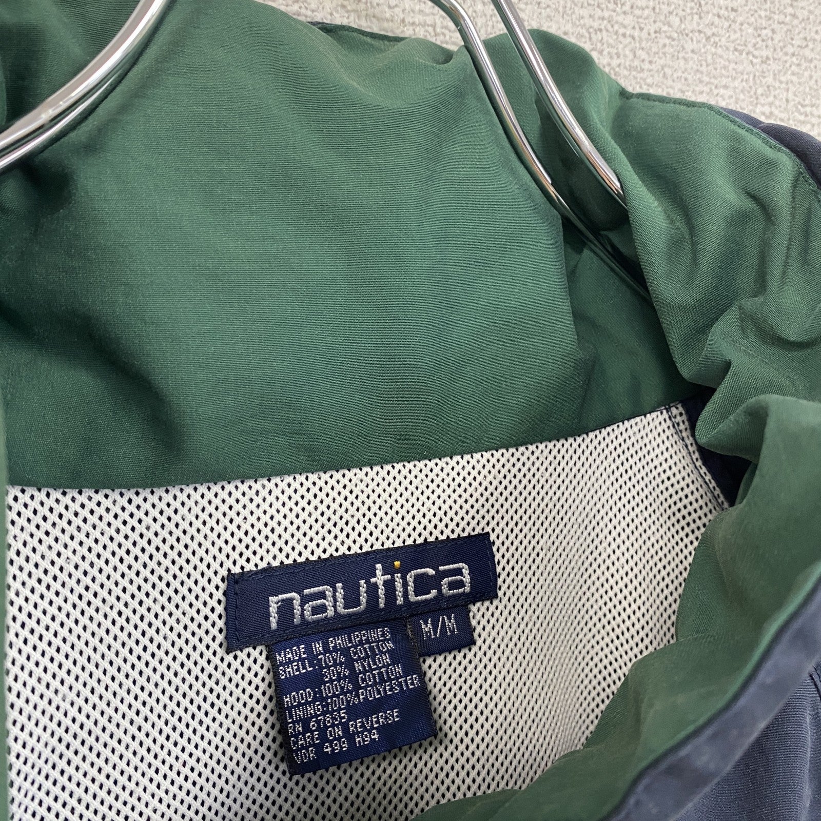 nautica　ノーティカ　ナイロンジャケット　緑　グリーン　Mサイズ