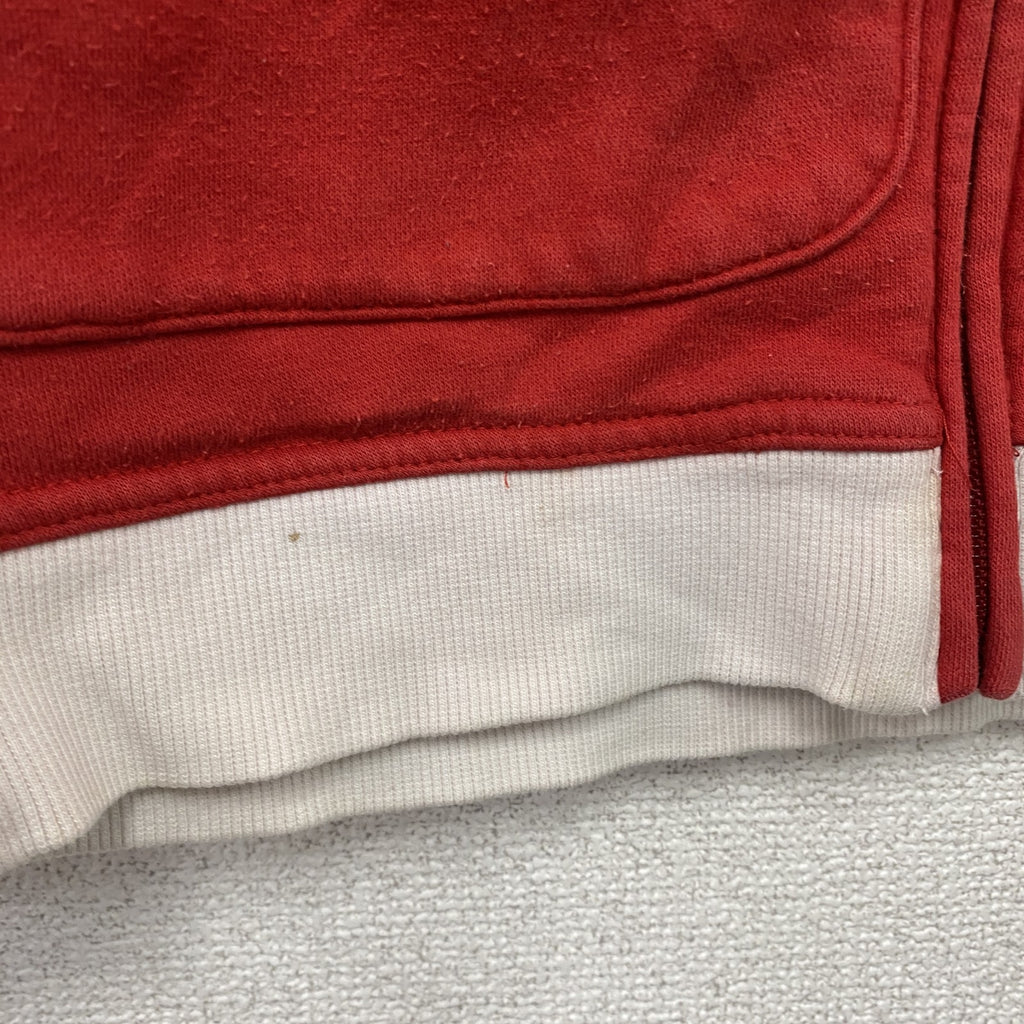 00s　adidas　アディダス　L.F.C　リヴァプールFC　トラックジャケット/ジャージ　パフォーマンスロゴ　ヴィンテージ　赤　レッド　Mサイズ