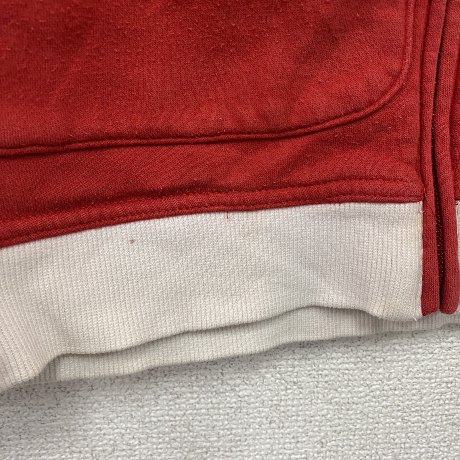 00s　adidas　アディダス　L.F.C　リヴァプールFC　トラックジャケット/ジャージ　パフォーマンスロゴ　ヴィンテージ　赤　レッド　Mサイズ