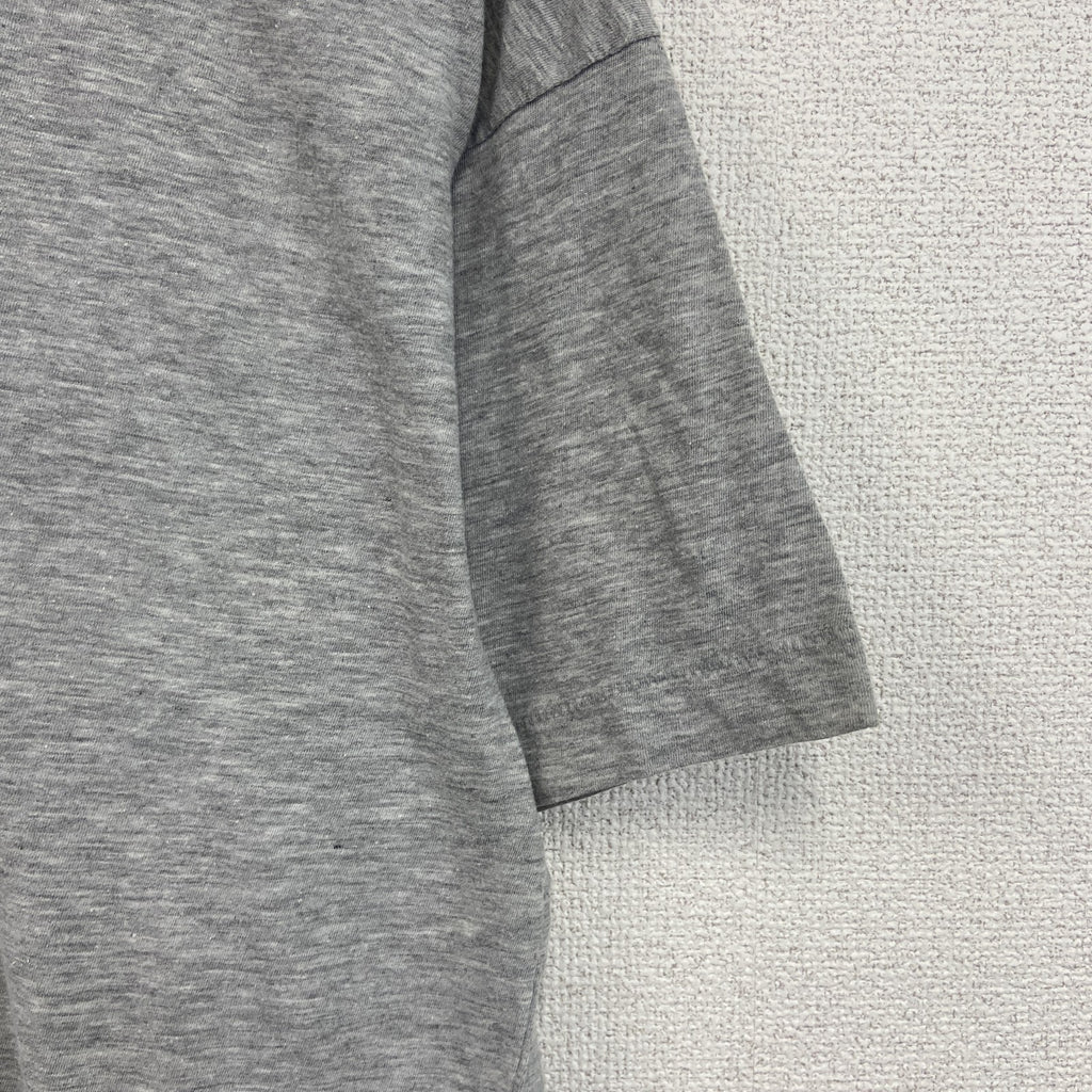～90s　半袖プリントTシャツ　ヴィンテージ　シングルステッチ　グレー　