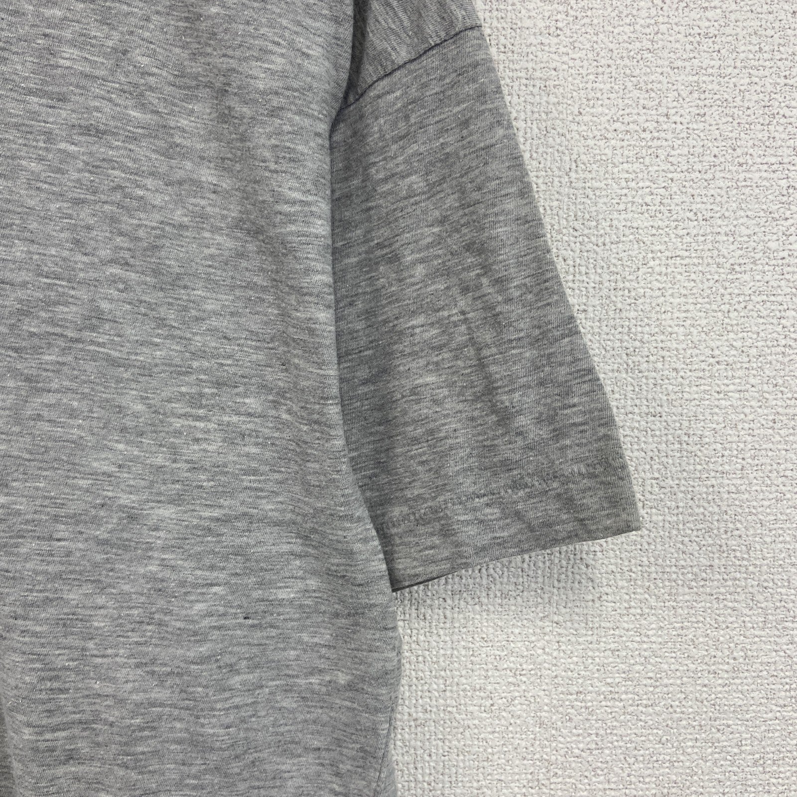 ～90s　半袖プリントTシャツ　ヴィンテージ　シングルステッチ　グレー　