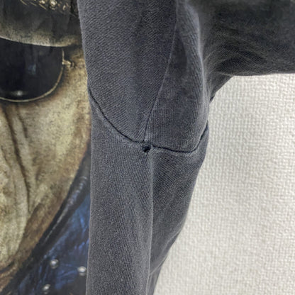 METAL ROCK　メタルロック　半袖Tシャツ　アニマルT　ブルドッグ　葉巻　黒　ブラック　XLサイズ