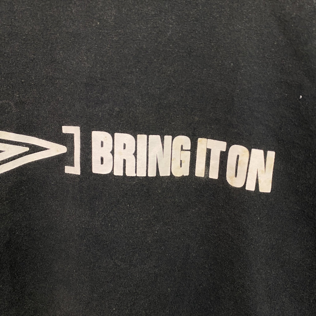 UMBRO　アンブロ　長袖Tシャツ/ロンT　黒　ブラック　Lサイズ