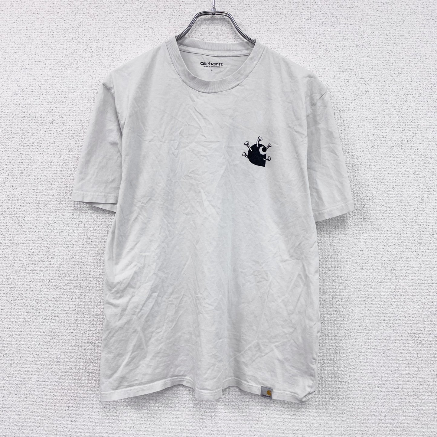 Carhartt　カーハート　半袖プリントTシャツ　白　ホワイト　Lサイズ