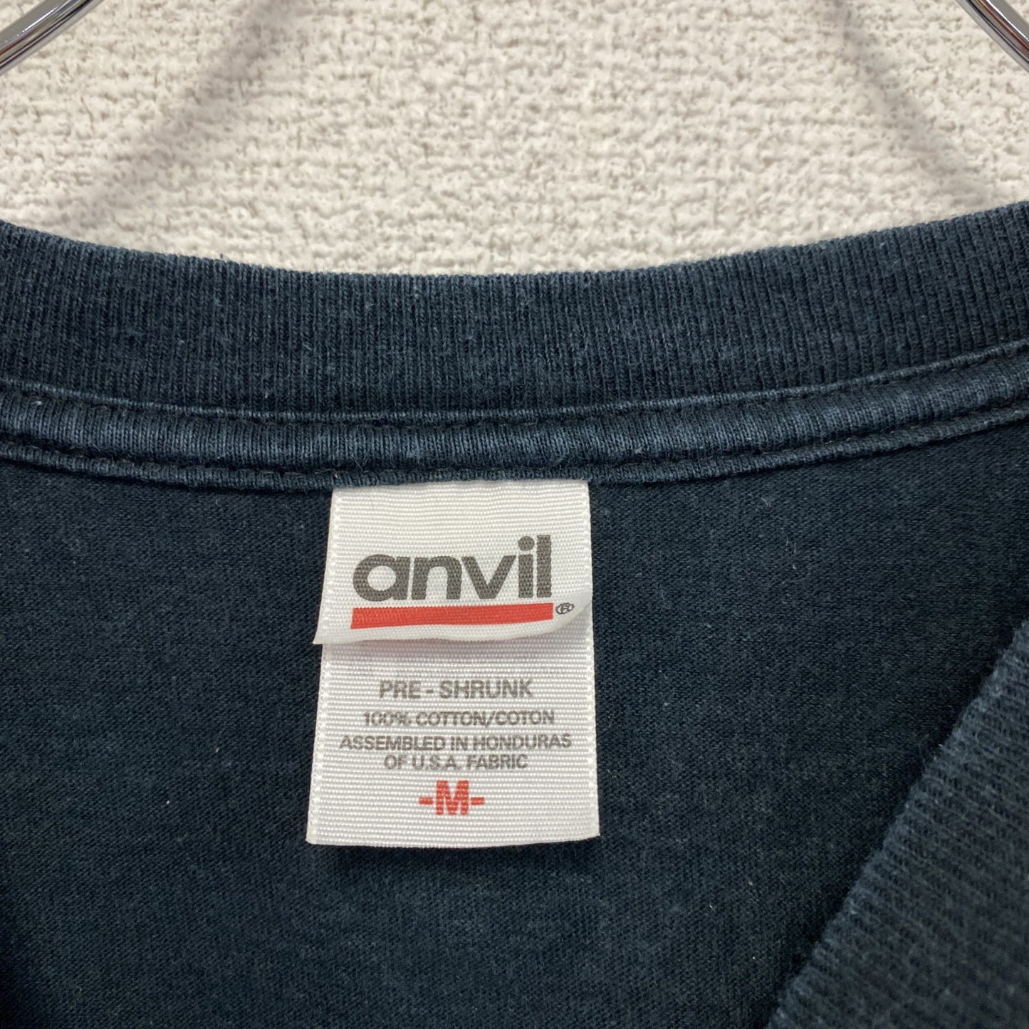 anvil　PUFFY　パフィー　2005　半袖プリントTシャツ　ライブT　フェード　黒　ブラック　Mサイズ