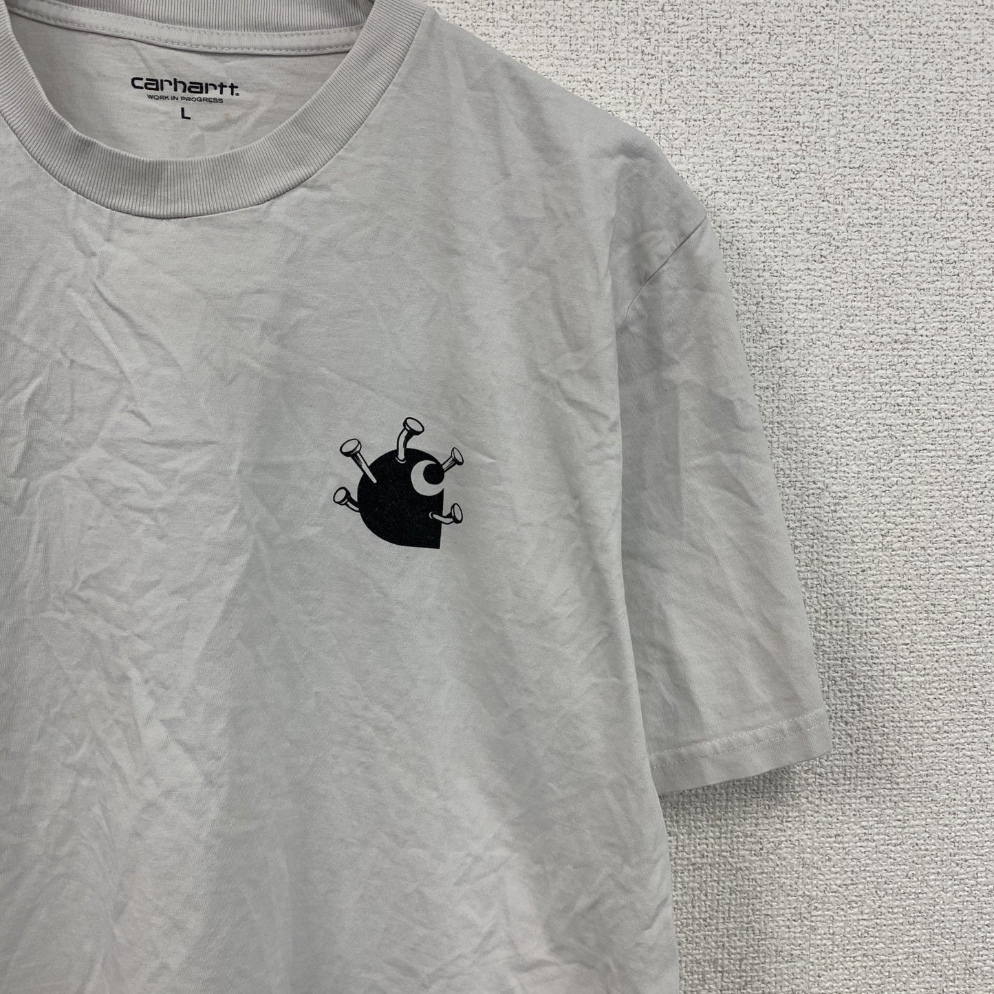 Carhartt　カーハート　半袖プリントTシャツ　白　ホワイト　Lサイズ