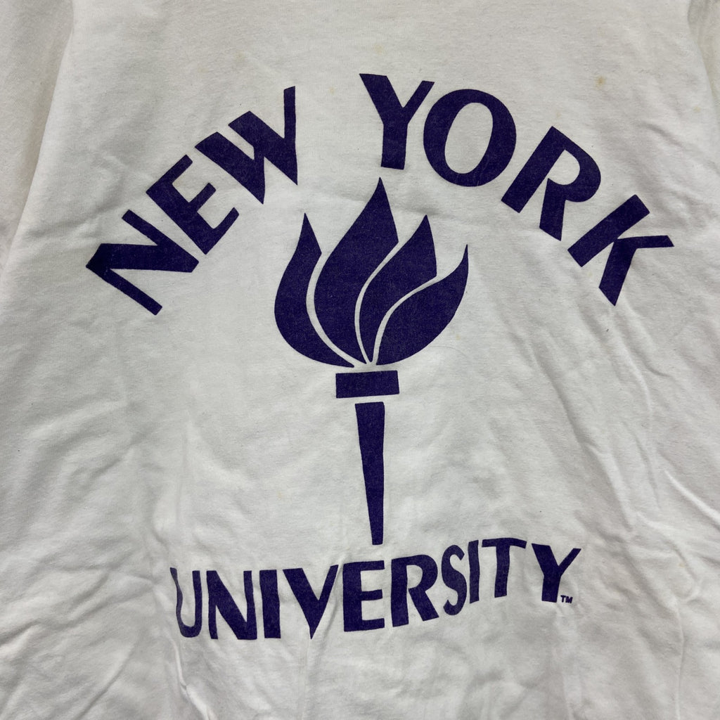 ～00s　Hanes　ヘインズ　半袖プリントTシャツ　カレッジプリント　ヴィンテージ　白　ホワイト　XLサイズ