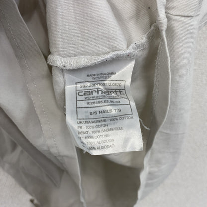 Carhartt　カーハート　半袖プリントTシャツ　白　ホワイト　Lサイズ