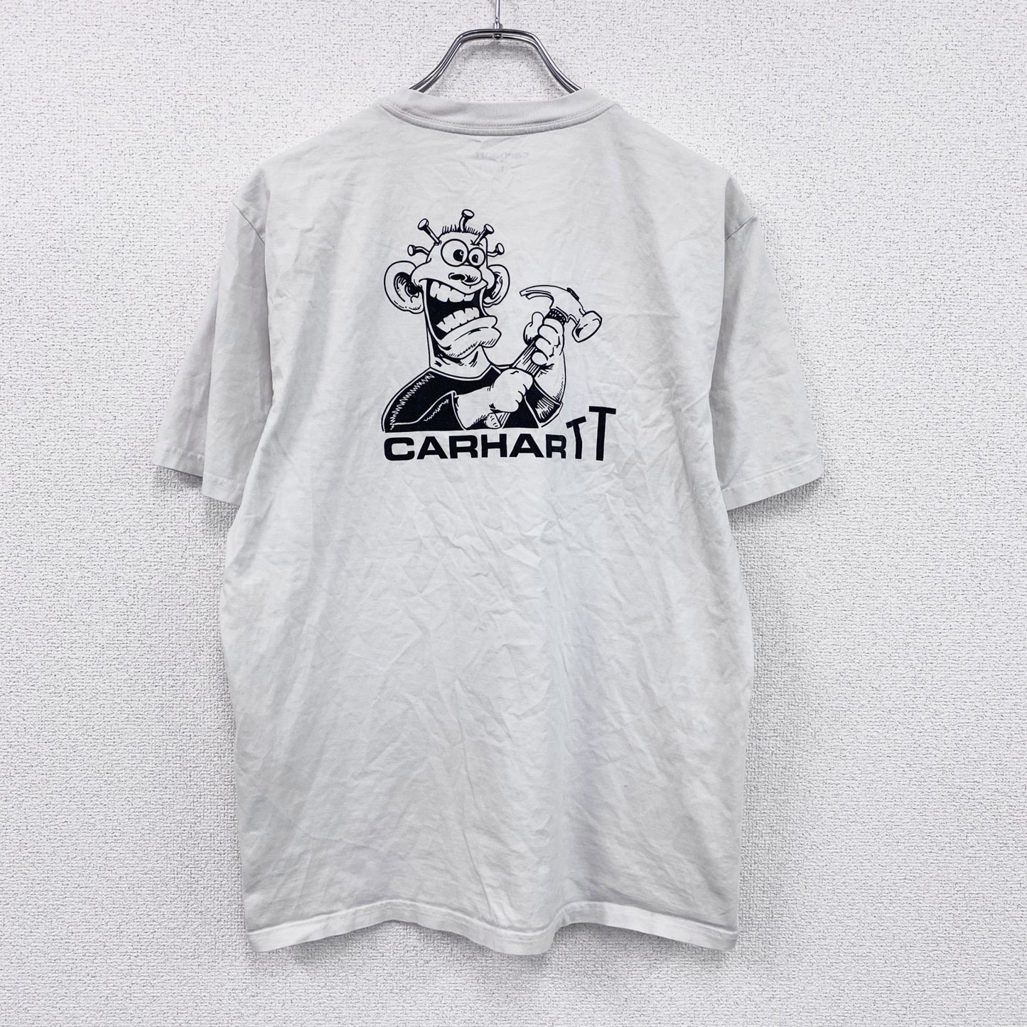 Carhartt　カーハート　半袖プリントTシャツ　白　ホワイト　Lサイズ