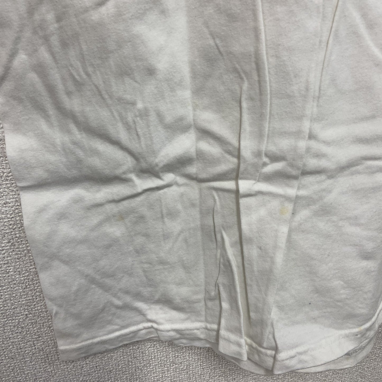 ～00s　Hanes　ヘインズ　半袖プリントTシャツ　カレッジプリント　ヴィンテージ　白　ホワイト　XLサイズ