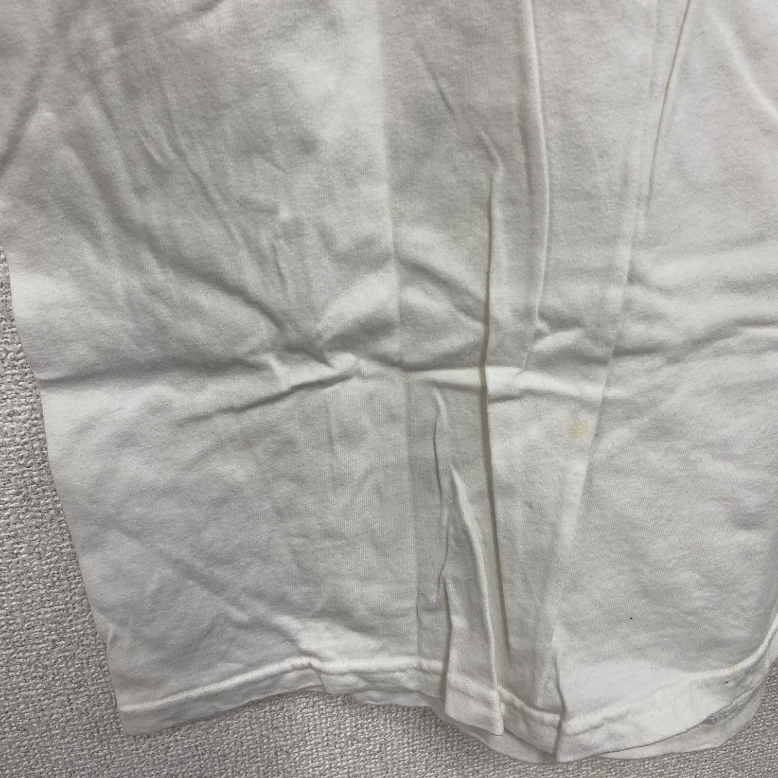 ～00s　Hanes　ヘインズ　半袖プリントTシャツ　カレッジプリント　ヴィンテージ　白　ホワイト　XLサイズ
