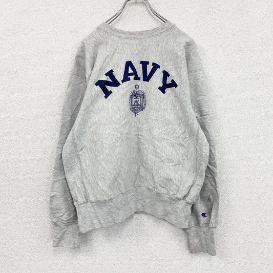 Champion　チャンピオン　リバースウィーブ　NAVY　スウェット/トレーナー　霜降りグレー　XLサイズ