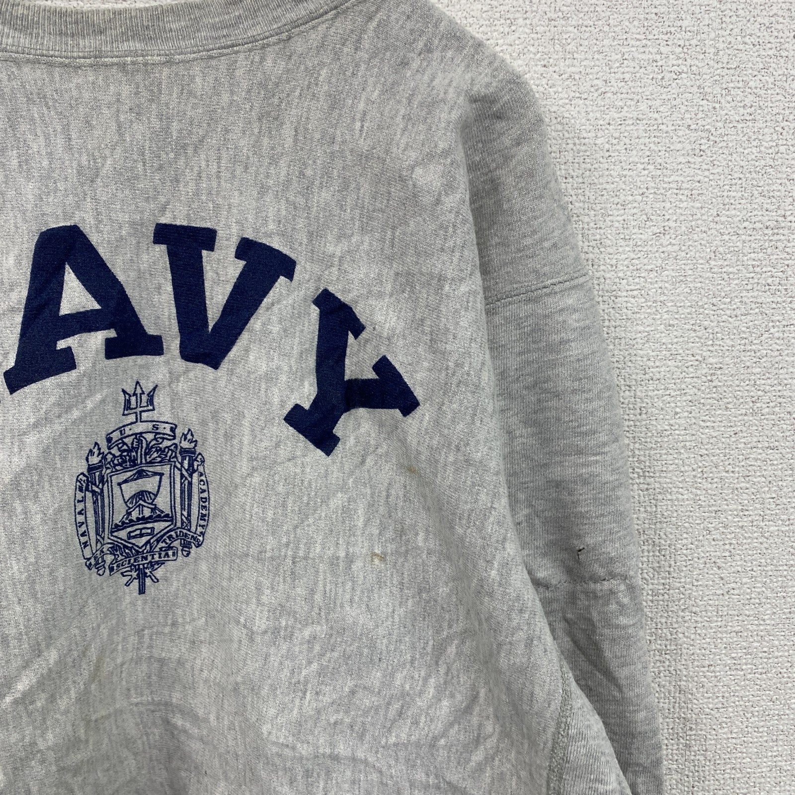 Champion　チャンピオン　リバースウィーブ　NAVY　スウェット/トレーナー　霜降りグレー　XLサイズ