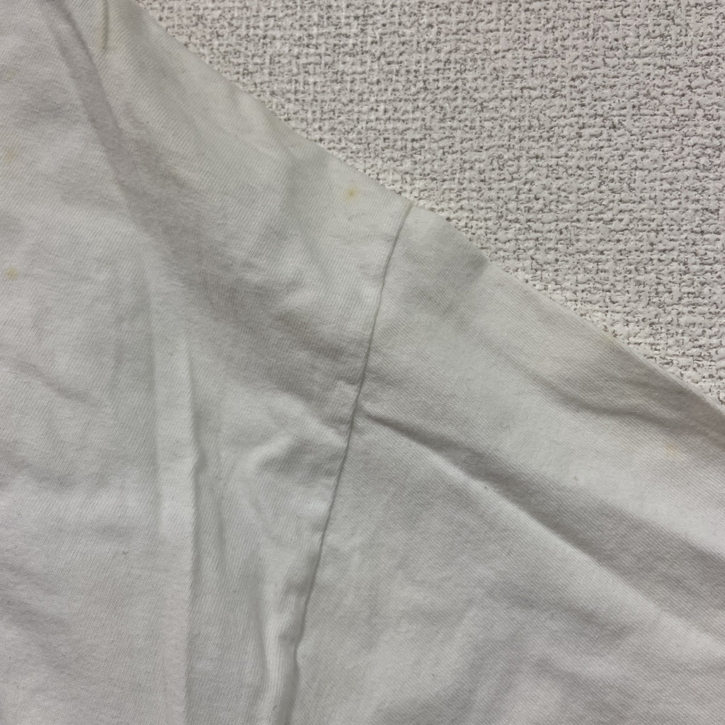 ～00s　Hanes　ヘインズ　半袖プリントTシャツ　カレッジプリント　ヴィンテージ　白　ホワイト　XLサイズ
