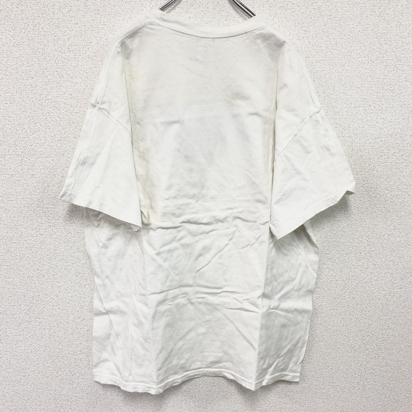 ～00s　Hanes　ヘインズ　半袖プリントTシャツ　カレッジプリント　ヴィンテージ　白　ホワイト　XLサイズ
