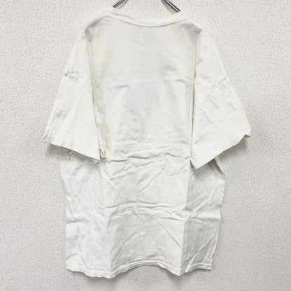 ～00s　Hanes　ヘインズ　半袖プリントTシャツ　カレッジプリント　ヴィンテージ　白　ホワイト　XLサイズ