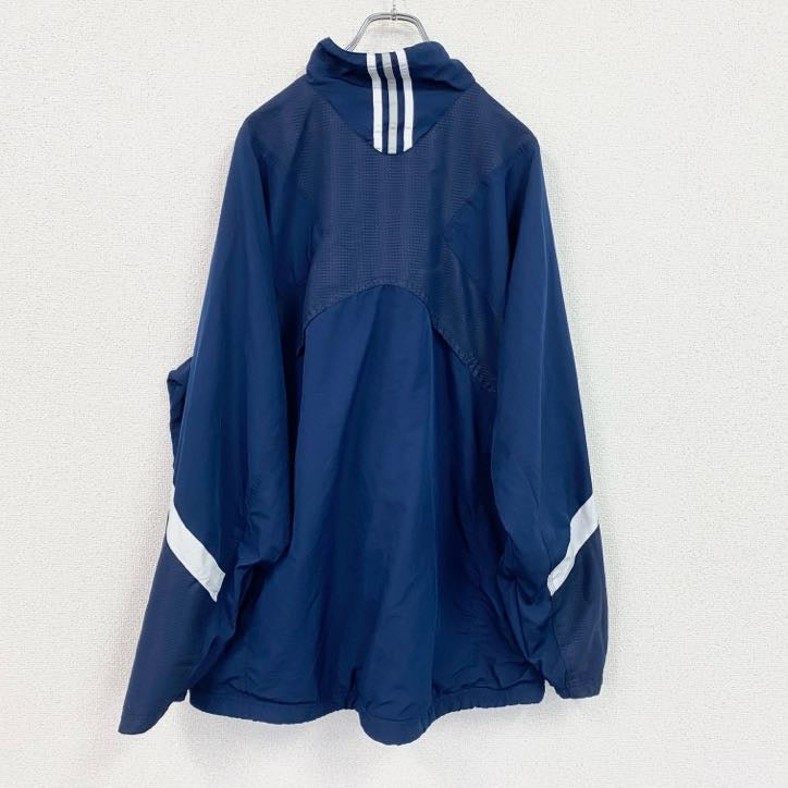 adidas　アディダス　トラックジャケット/ジャージ　紺　ネイビー　XLサイズ