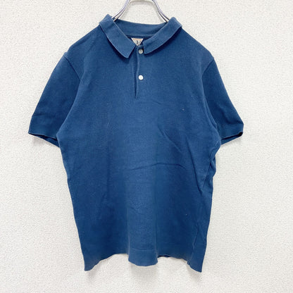 FilMelange　フィルメランジェ　AMIS　半袖ポロシャツ　オーガニックコットン　紺　ネイビー　3サイズ