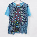 Mirror　ミラー　半袖プリントTシャツ　Amanita　アマンタ　キノコ　水色　ライトブルー　Mサイズ