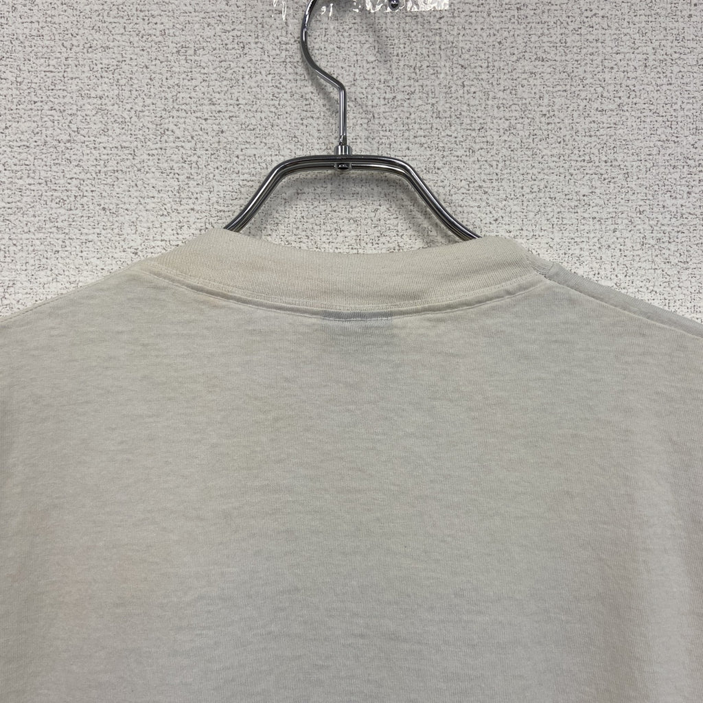 80s　SCREEN STARS　半袖プリントTシャツ　ヴィンテージ　シングルステッチ　オフホワイト　XLサイズ