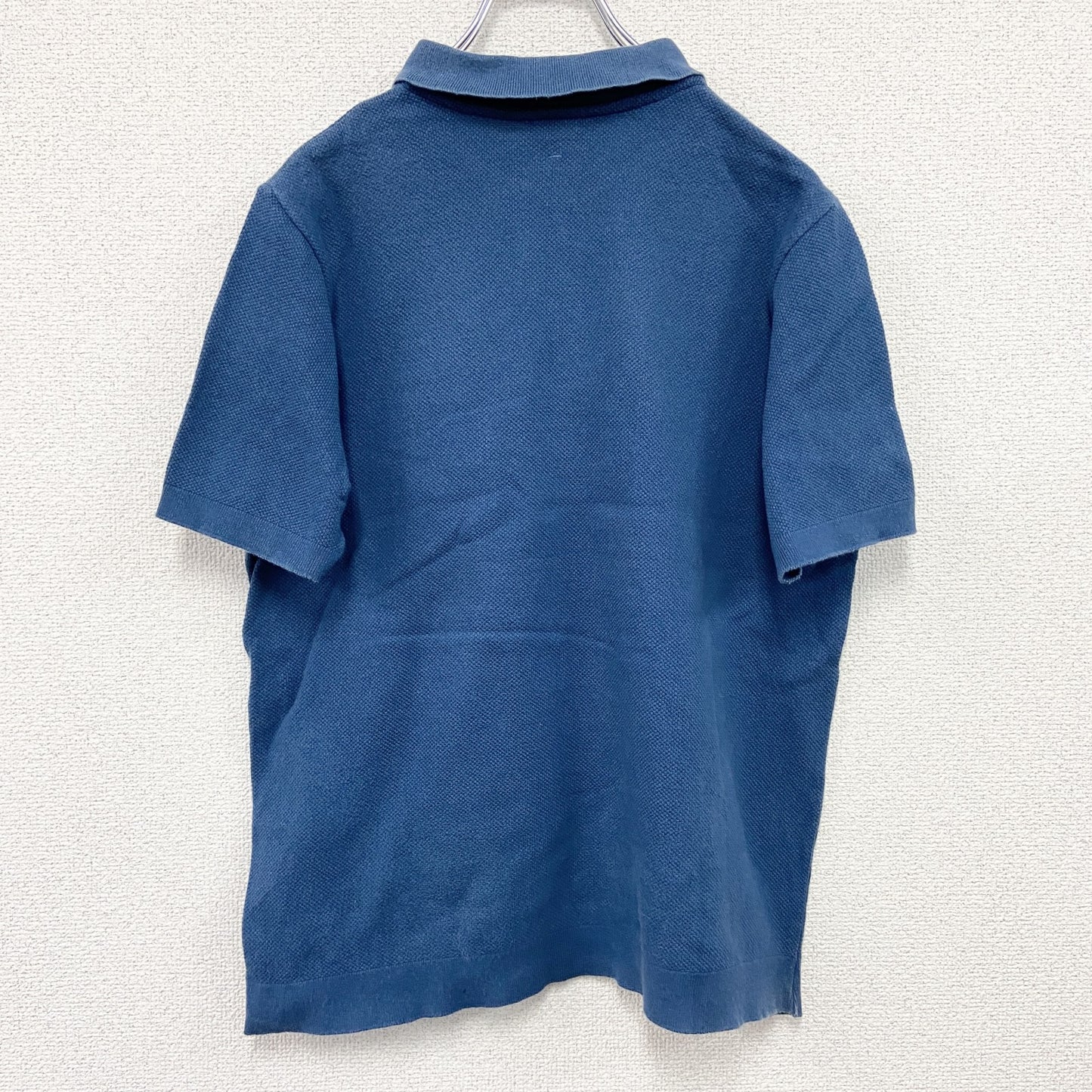 FilMelange　フィルメランジェ　AMIS　半袖ポロシャツ　オーガニックコットン　紺　ネイビー　3サイズ