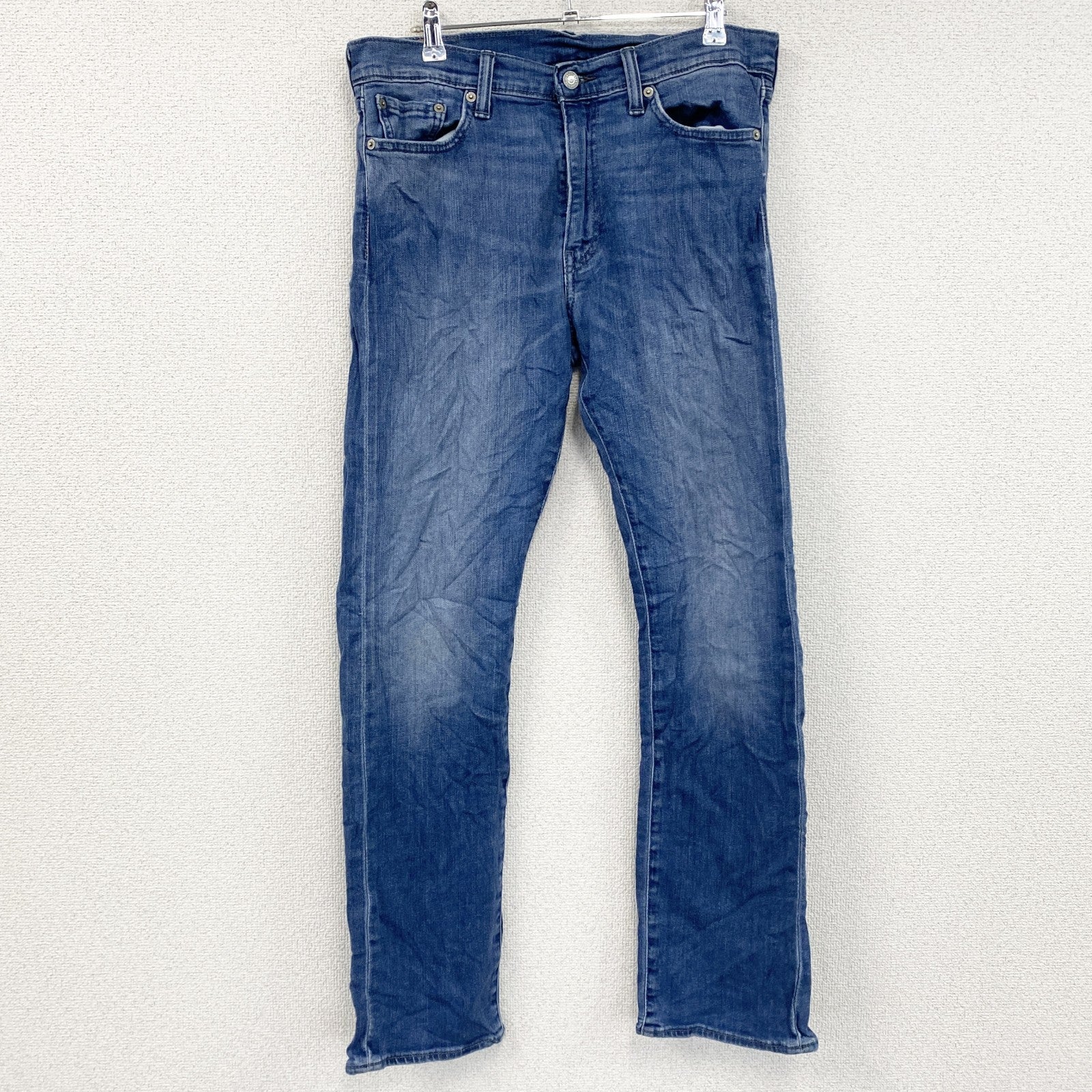 Levi’s　リーバイス　513　デニムパンツ/ジーンズ　縦落ち　インディゴ　W32サイズ