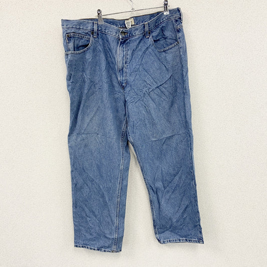 L.L.Bean　エルエルビーン　デニムパンツ/ジーンズ　ジップフライ　革パッチ　インディゴ　W42サイズ