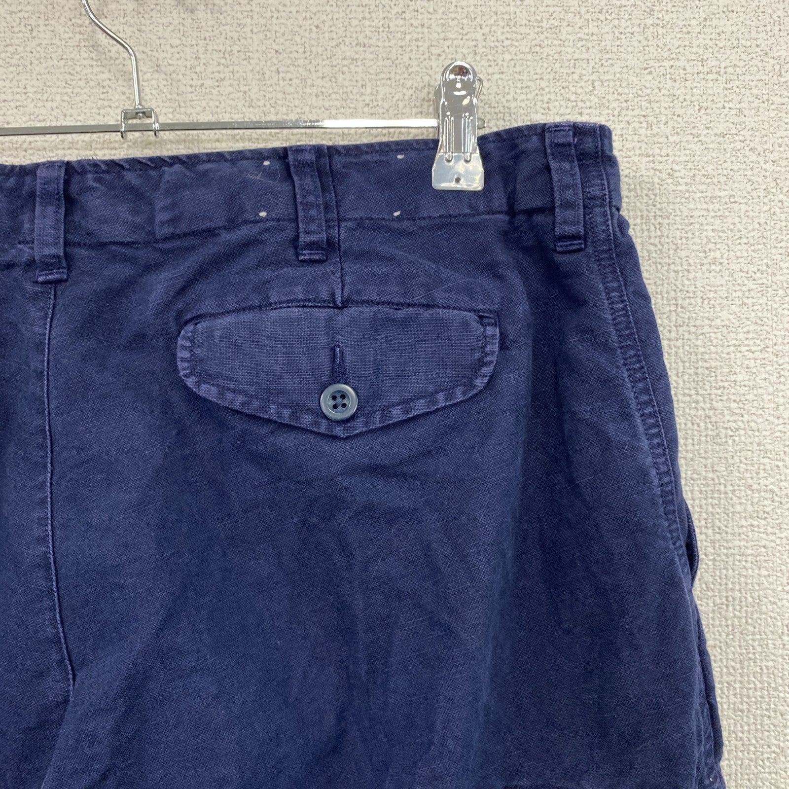 90s　Polo by Ralph Lauren　ラルフローレン　カーゴパンツ　ジップフライ　紺　ネイビー　W36サイズ