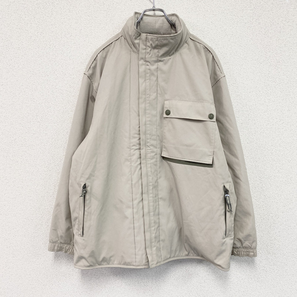 NIKE　ナイキ　フルジップジャケット　裏ボア　ベージュ　Mサイズ