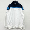 LACOSTE　ラコステ　ハーフジップトラックジャケット/ジャージ　白　ホワイト　6サイズ