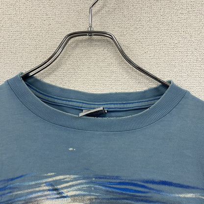 90s～　Harlequin　ハーレクイン　半袖Tシャツ　アニマルT　イルカ　水色　ライトブルー　XLサイズ