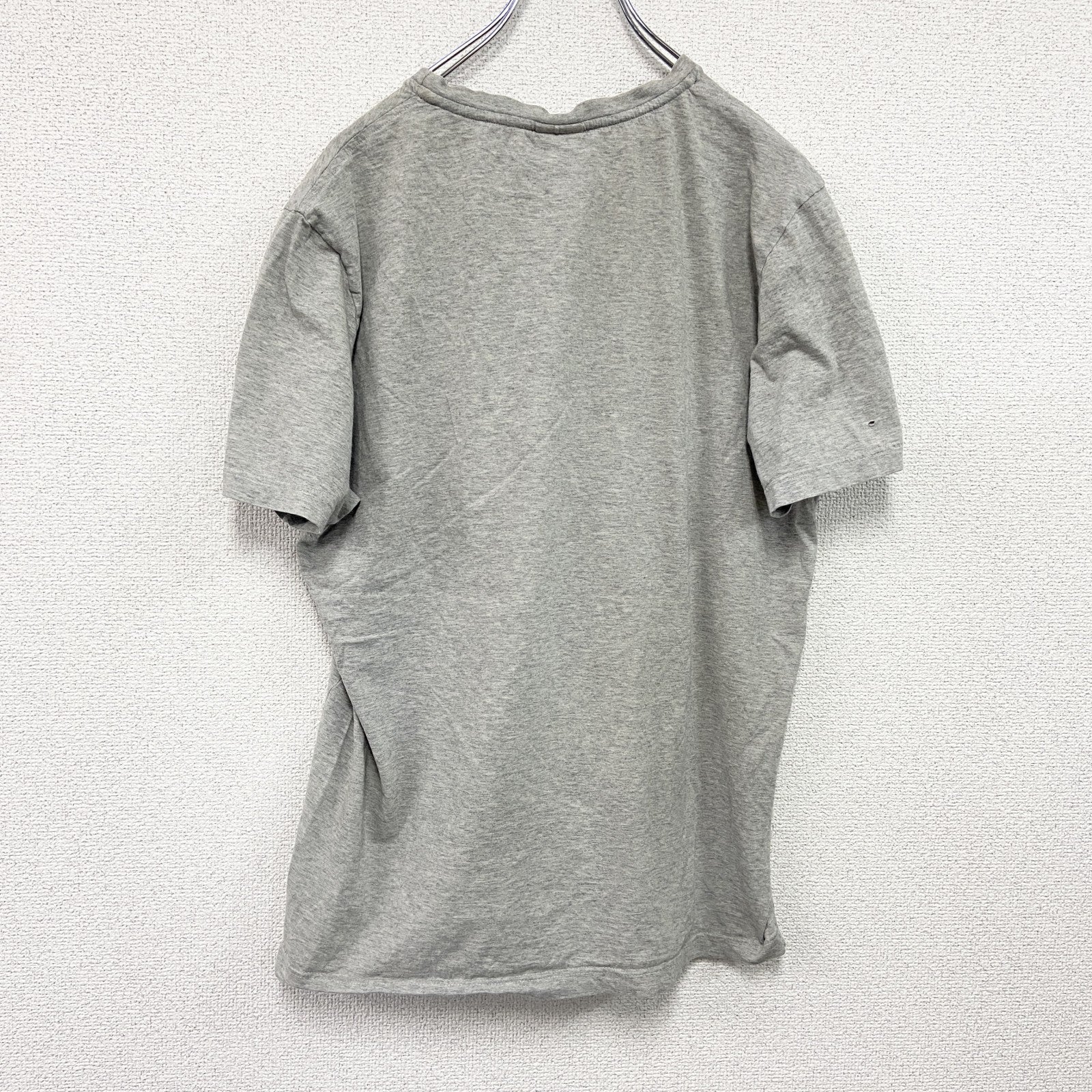LACOSTE　ラコステ　半袖プリントTシャツ　浮世絵　灰色　グレー　6サイズ