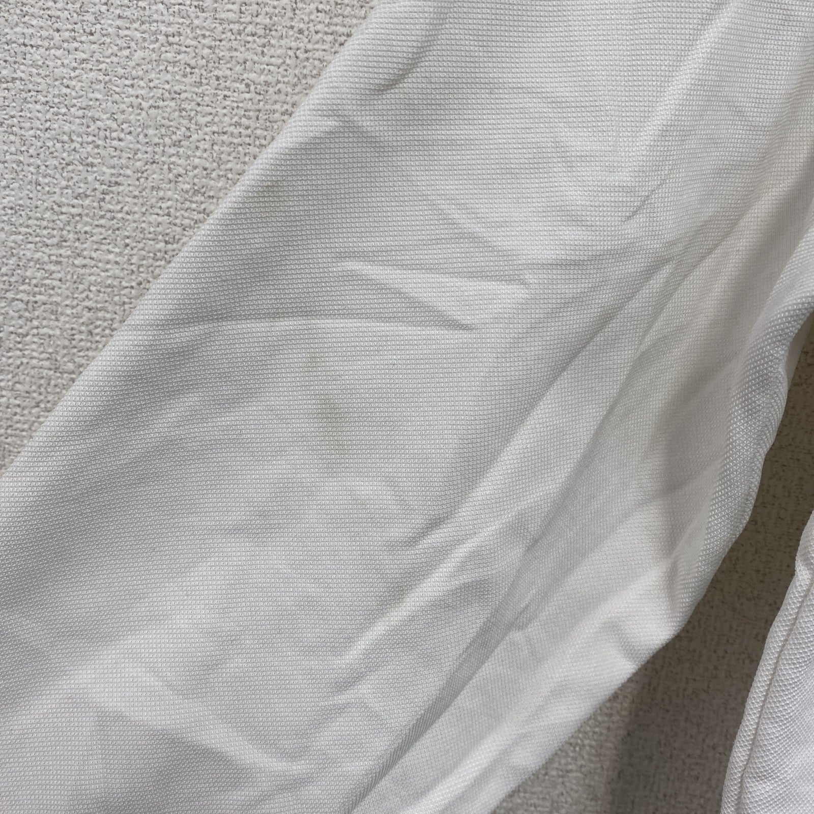 LACOSTE　ラコステ　ハーフジップトラックジャケット/ジャージ　白　ホワイト　6サイズ