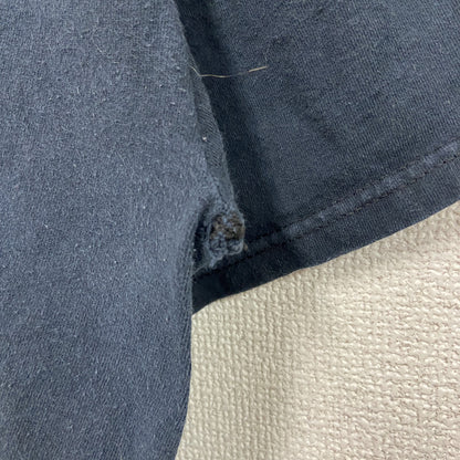 JERZEES　ジャージーズ　半袖プリントメッセージTシャツ　aevidum　手形　両面プリント　黒　ブラック　Lサイズ