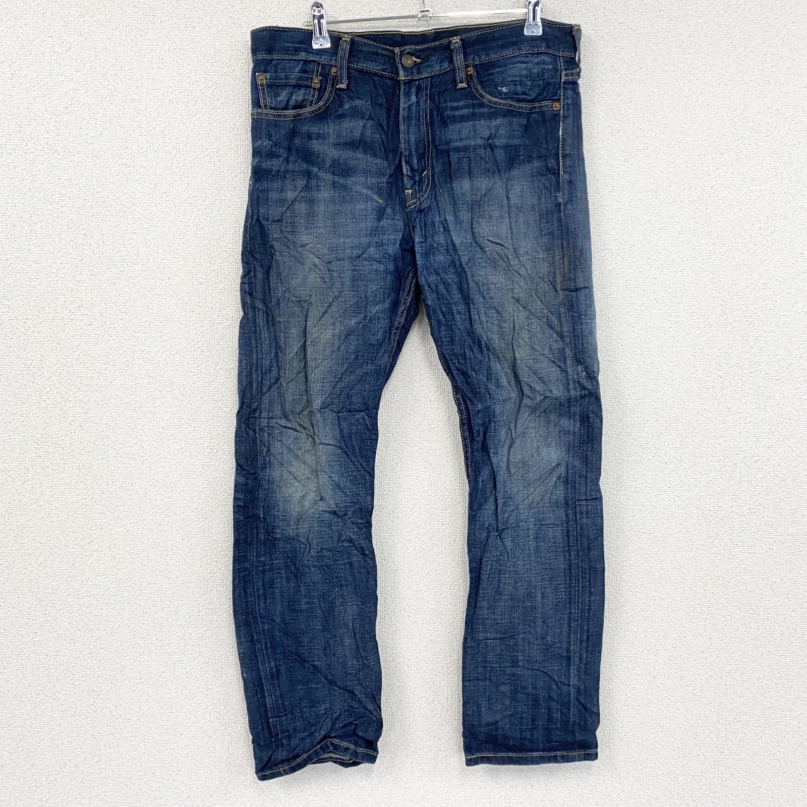 Levi’s　リーバイス　513　デニムパンツ/ジーンズ　縦落ち　インディゴ　W32サイズ