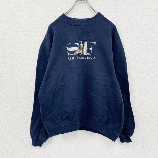 Champion　00s　チャンピオン　プレミアムリバースウィーブ　スウェット/トレーナー　紺　ネイビー　Mサイズ