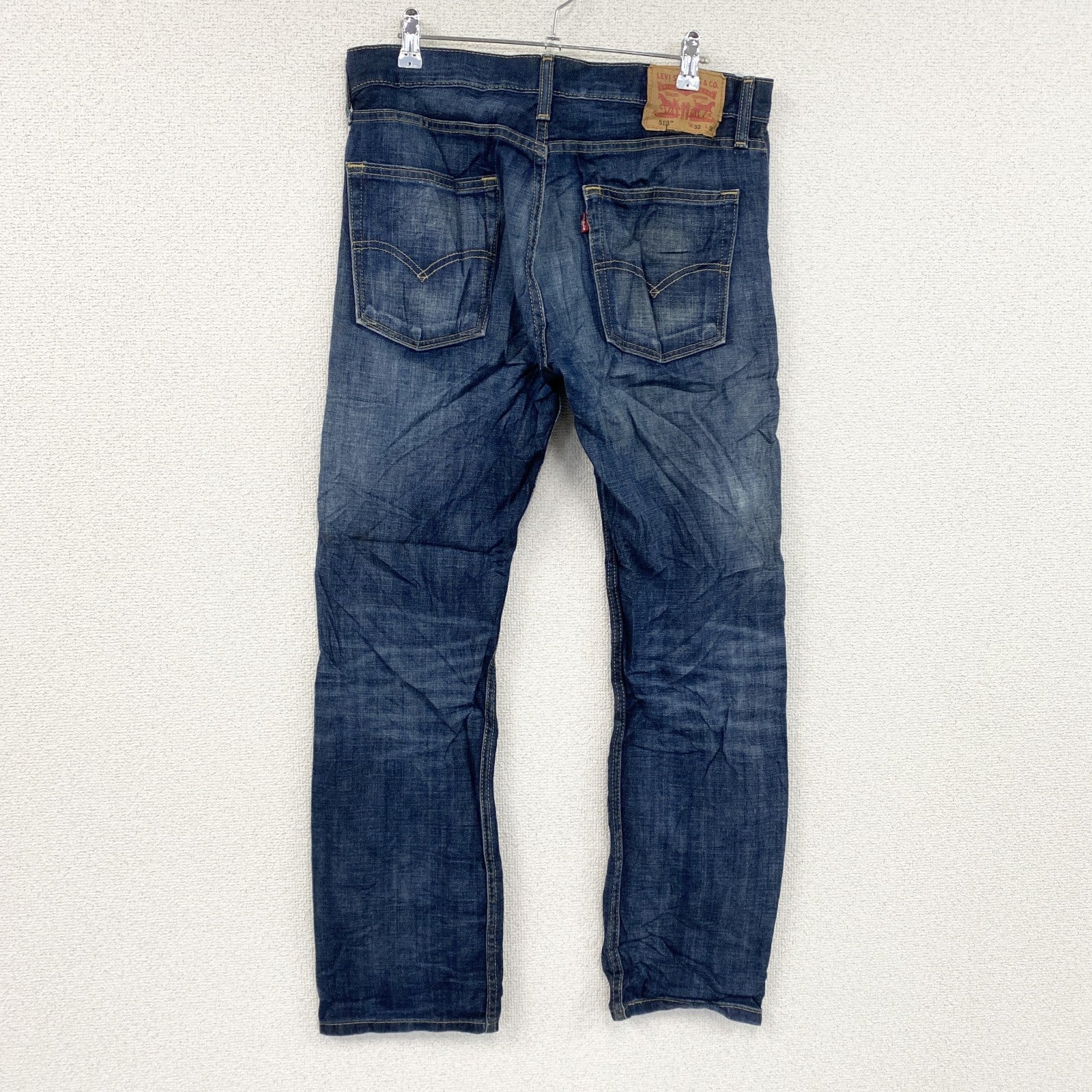 Levi’s　リーバイス　513　デニムパンツ/ジーンズ　縦落ち　インディゴ　W32サイズ