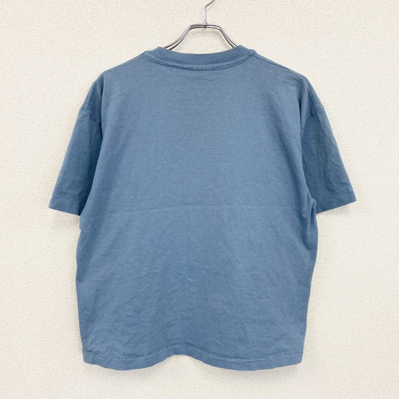 90s　Anvil　アンヴィル　半袖プリントTシャツ　シングルステッチ　水色　ライトブルー　XLサイズ