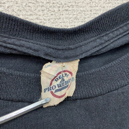 00s　DELTA PRO WEIGHT　Obama　オバマ　半袖プリントTシャツ　人物T　黒　ブラック　Lサイズ