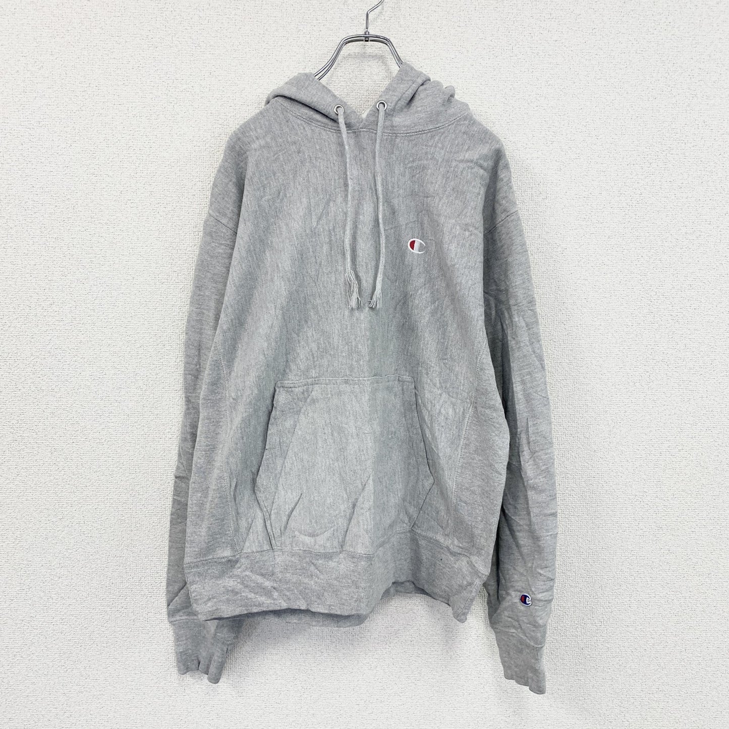 Champion　チャンピオン　リバースウィーブ　スウェットパーカー/フーディー　灰色　グレー　Mサイズ