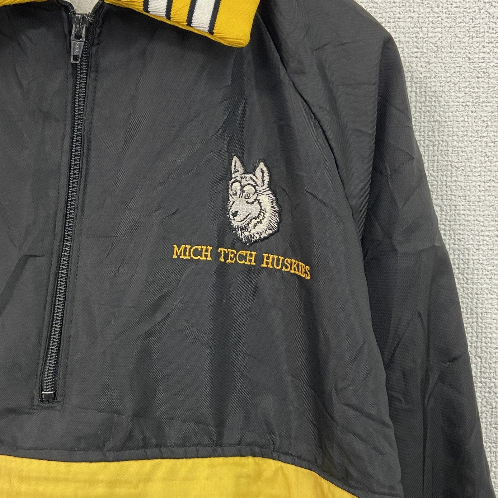 Melville　ナイロンジャケット　プルオーバー　黒　ブラック　Lサイズ